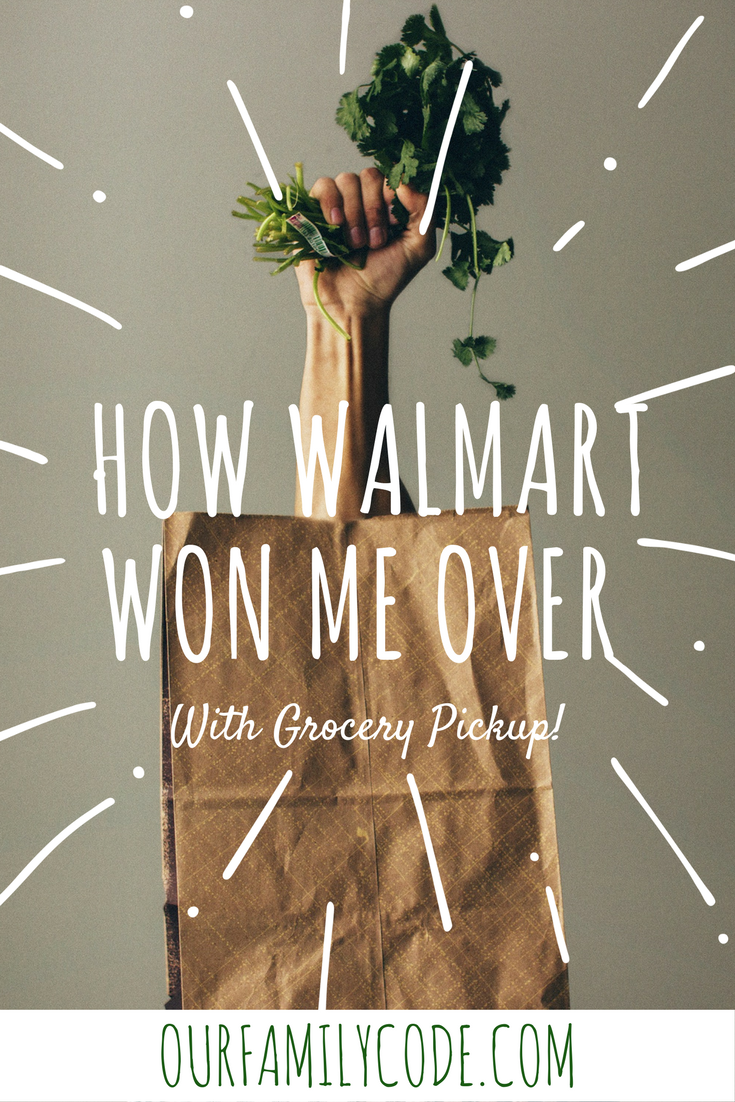 How Walmart Won Me Over My Walmart grocery pickup experience absolutely changed my opinion about Walmart. I've never had a great experience with Walmart in the past, so I tend to avoid this retailer as much as possible. However, they just built a Walmart in my tiny town and I haven't had a chance to make it to another retailer outside of town. Walmart is one of the few "in town" options unless I order things online from Target or AmazonFresh, which I have also been doing a lot of!