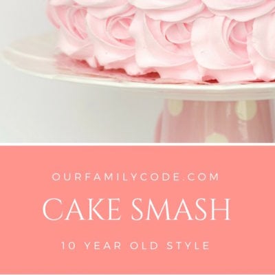 Cake Smash 10 Year Old Style #cakesmash #birthdayfun #birthday girl #birthday