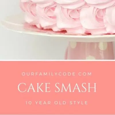 Cake Smash 10 Year Old Style #cakesmash #birthdayfun #birthday girl #birthday