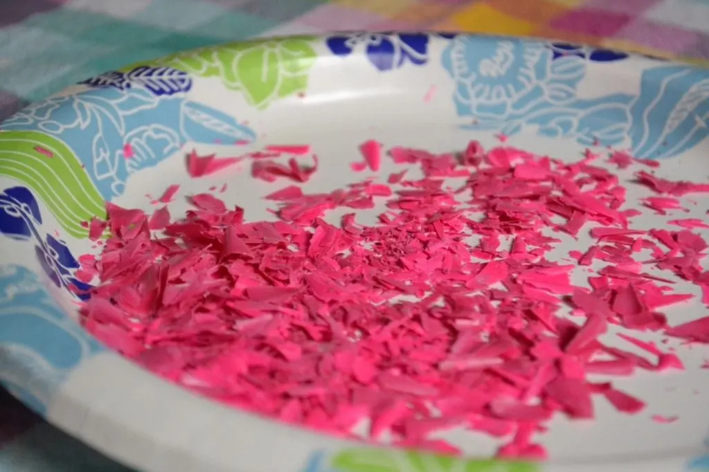 Repurpose Crayons: Make Sun Catchers from Crayon Shavings - Our