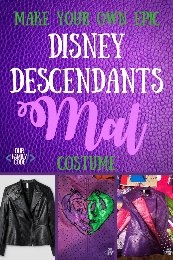Make Mal's jacket from Disney Descendants