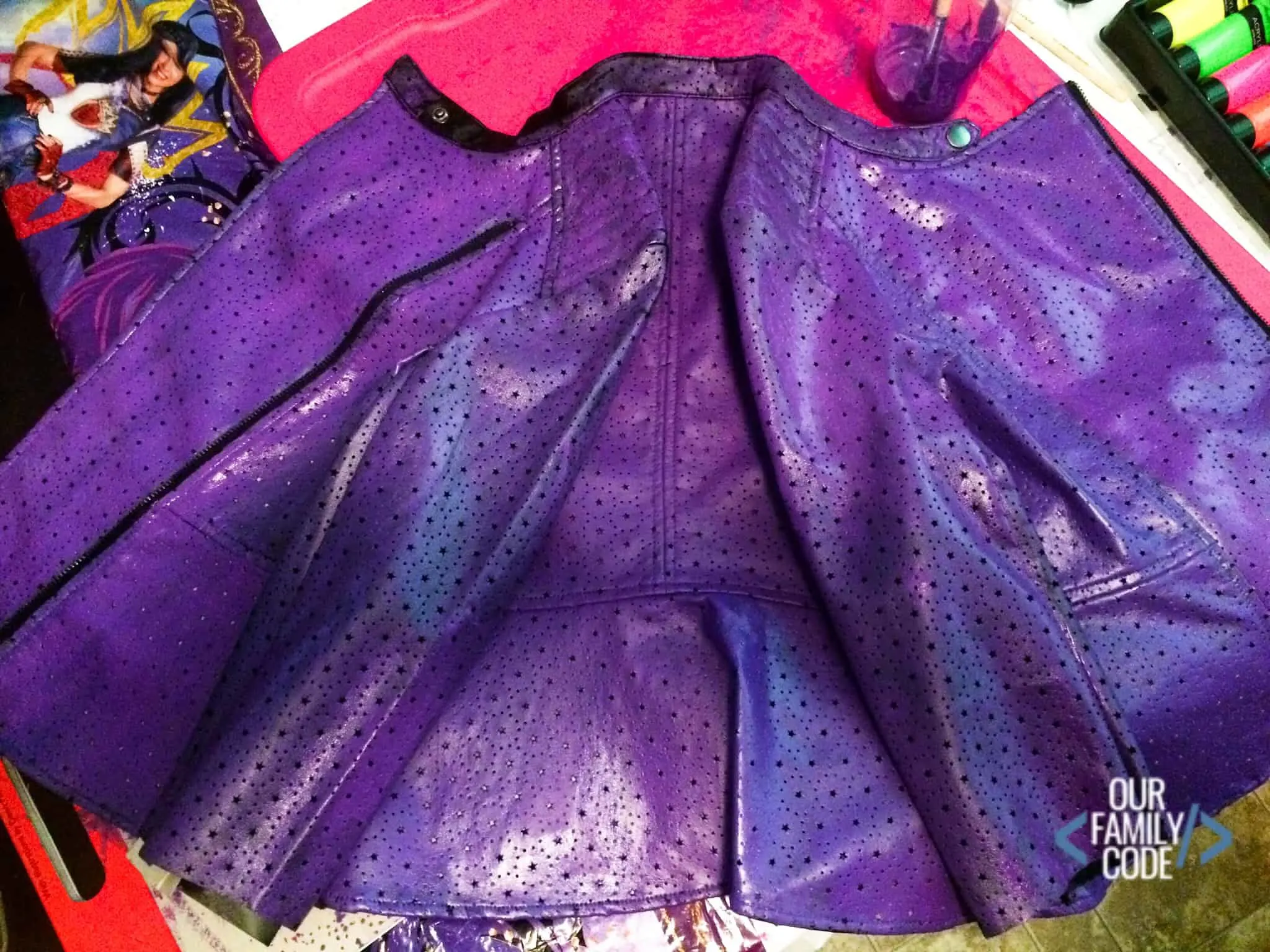 Make Your Own Disney Descendants Mal Costume Our Family Code