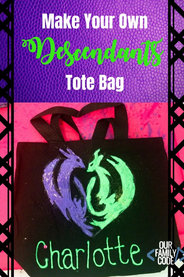 How to Make a Cute Descendants Tote Bag Check out this awesome roundup of preschool Halloween crafts, treats, and family costumes!!