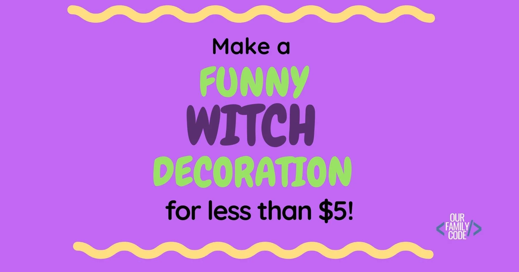 How to Make a Witch Crash Landing Decoration for Less Than $5 bh fb make a cheap witch halloween decoration How to make a funny witch halloween decoration for less than $5