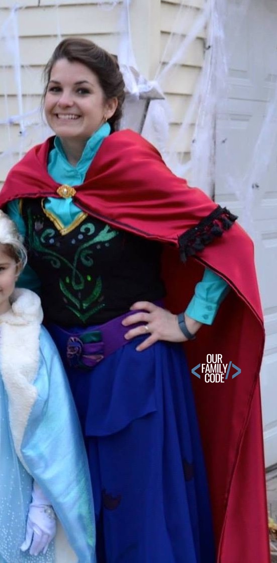 frozen family costumes DIY anna costume for adults