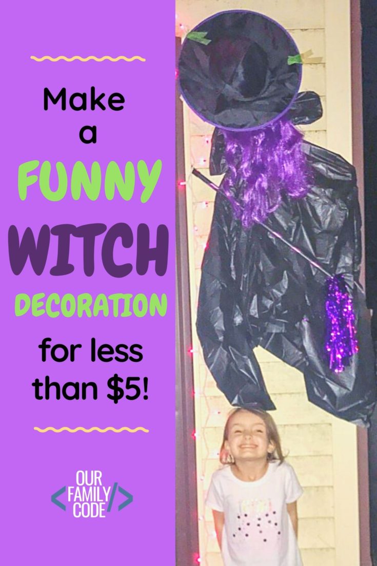 how to make a funny witch decoration cheap 5 1 Check out this awesome roundup of preschool Halloween crafts, treats, and family costumes!!