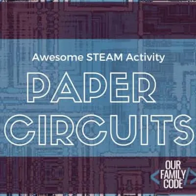 This is a great STEAM activity to learn about simple circuits and parallel circuits and then apply that circuitry knowledge with some artistic flair to make pumpkin paper circuits! #howtomakepapercircuits #papercircuits #steamactivitiesforkids #stemlearningactivity #steamchallenge