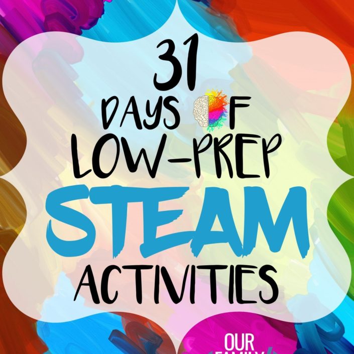31 Days of Low-Prep STEAM Activities for Kids PIN1