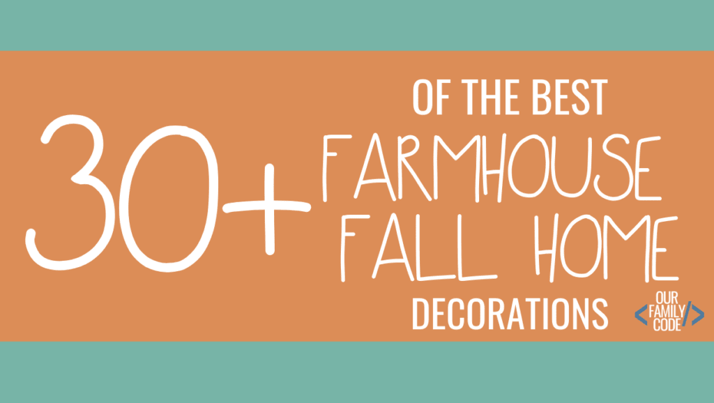 30+ of the Best Farmhouse Fall Home Decorations Copy of Copy of Farmhouse Fall Home Decor I'm a huge fan of the Autumn season & there are so many cute indoor decorations available!! Check out my top picks for farmhouse fall home decorations! #fallhomedecor #indoordecorforfall #handmadefalldecorations #farmhousefalldecor #pumpkindecorations #fallwreaths #farmhousefallsigns #fallpillows #autumndecor
