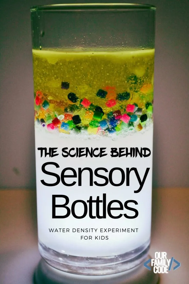 Sensory Bottle Science PIN3 These recycled crafts and activities for kids are a great way to reuse recycling materials and learn about protecting our environment!