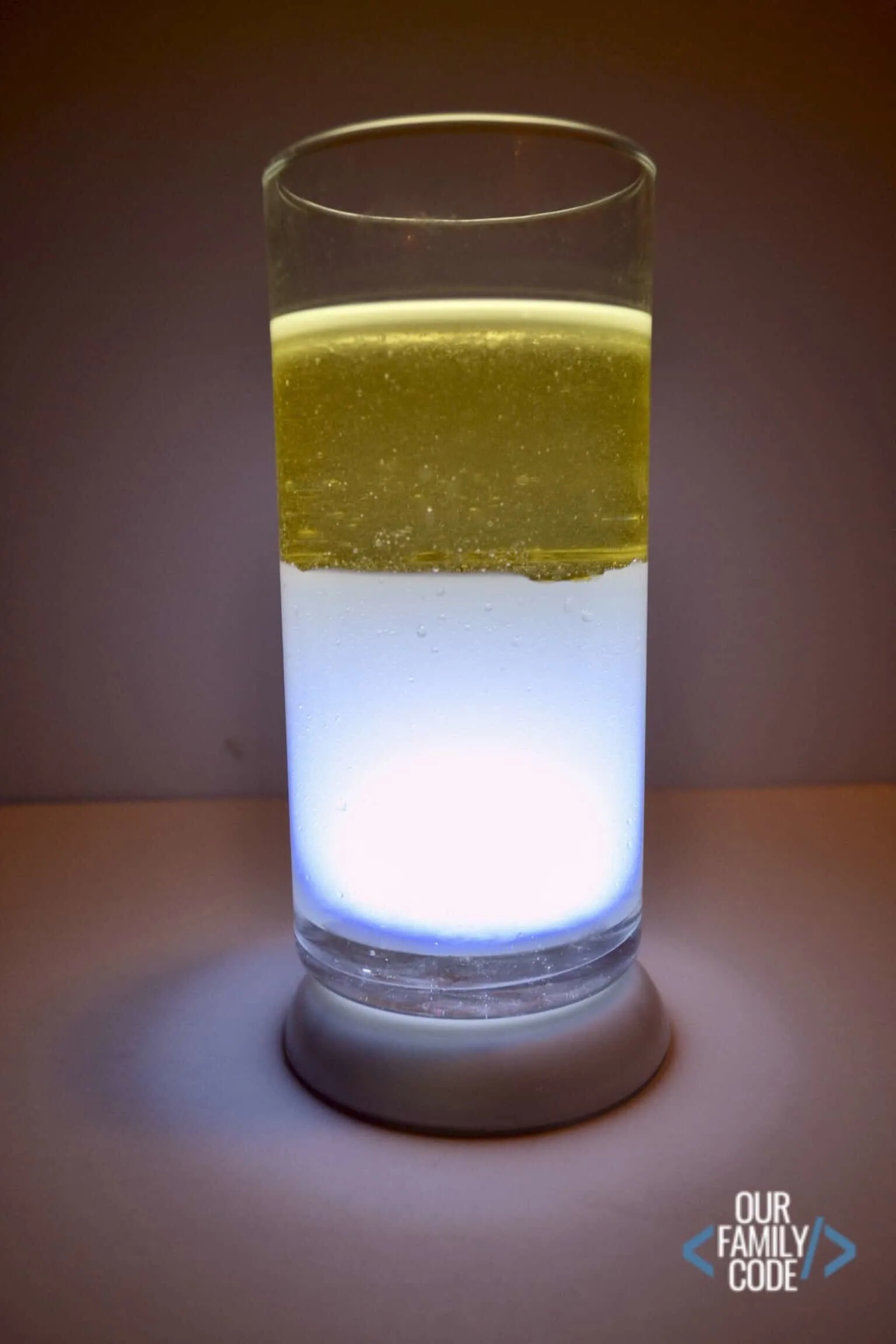lighted density experiment