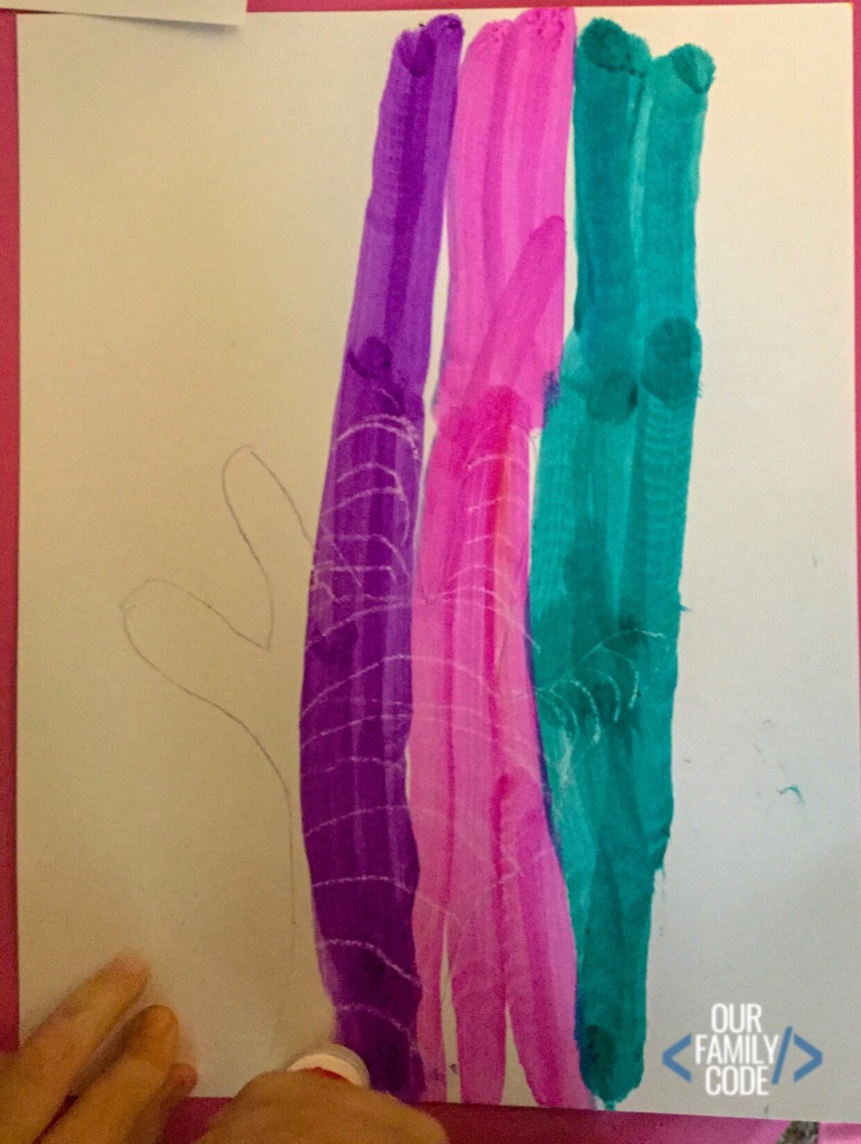 Bingo Marker Resist Painting