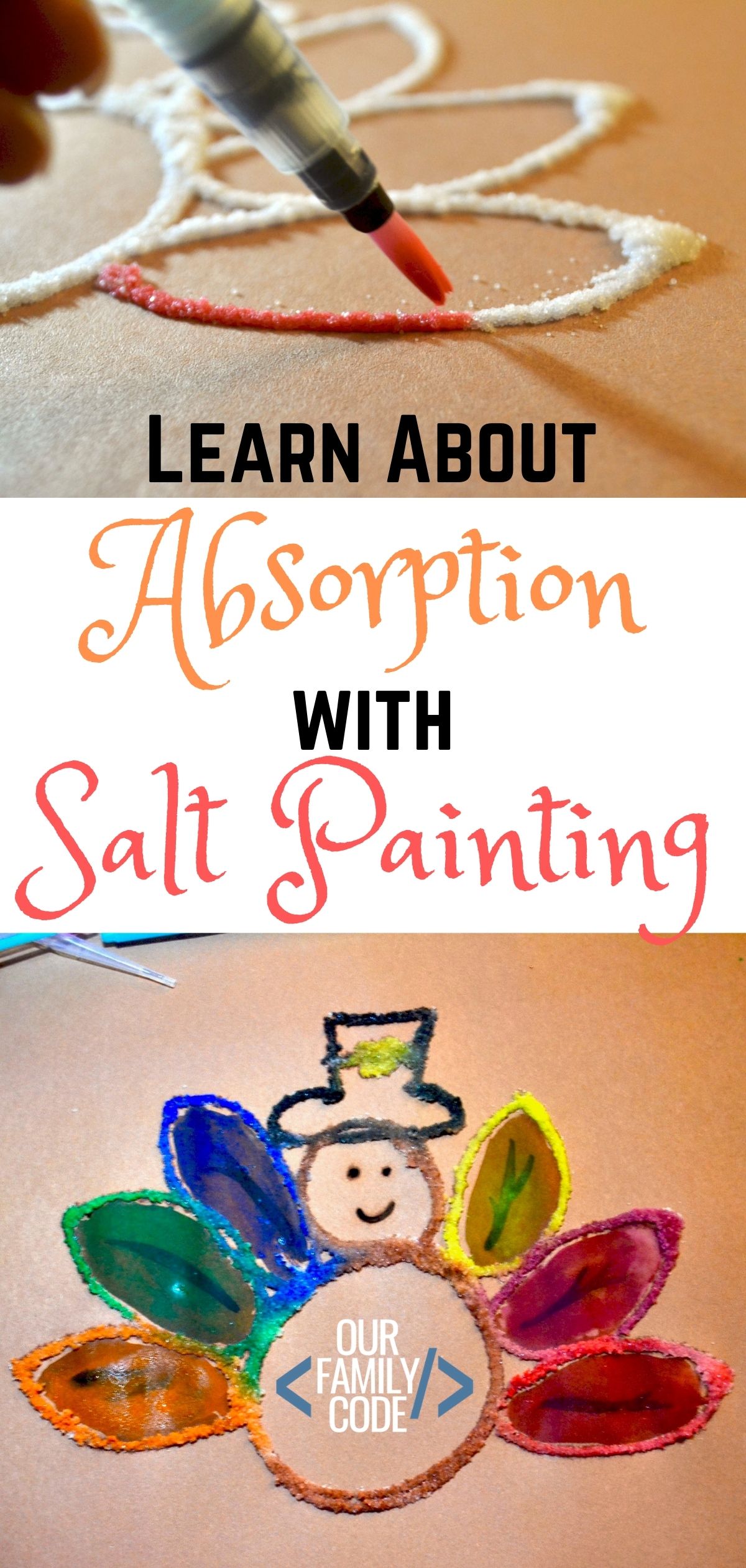 salt painting science art