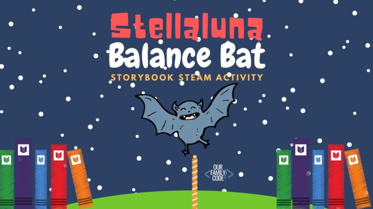 BH FB Balance Bat Storybook STEAM Activity Get ready for 31 Nights of Halloween STEAM Activities with these easy to do STEAM projects!