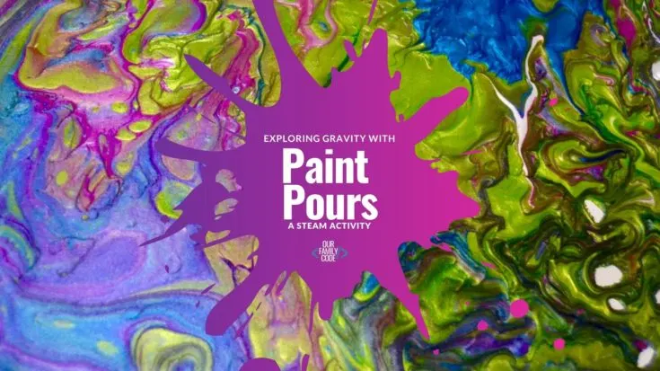 BH FB Exploring Gravity with Paint Pours Go on a nature walk, gather some lovely leaves, and make some chalk resist leaf rubbings with this low-prep STEAM experiment!
