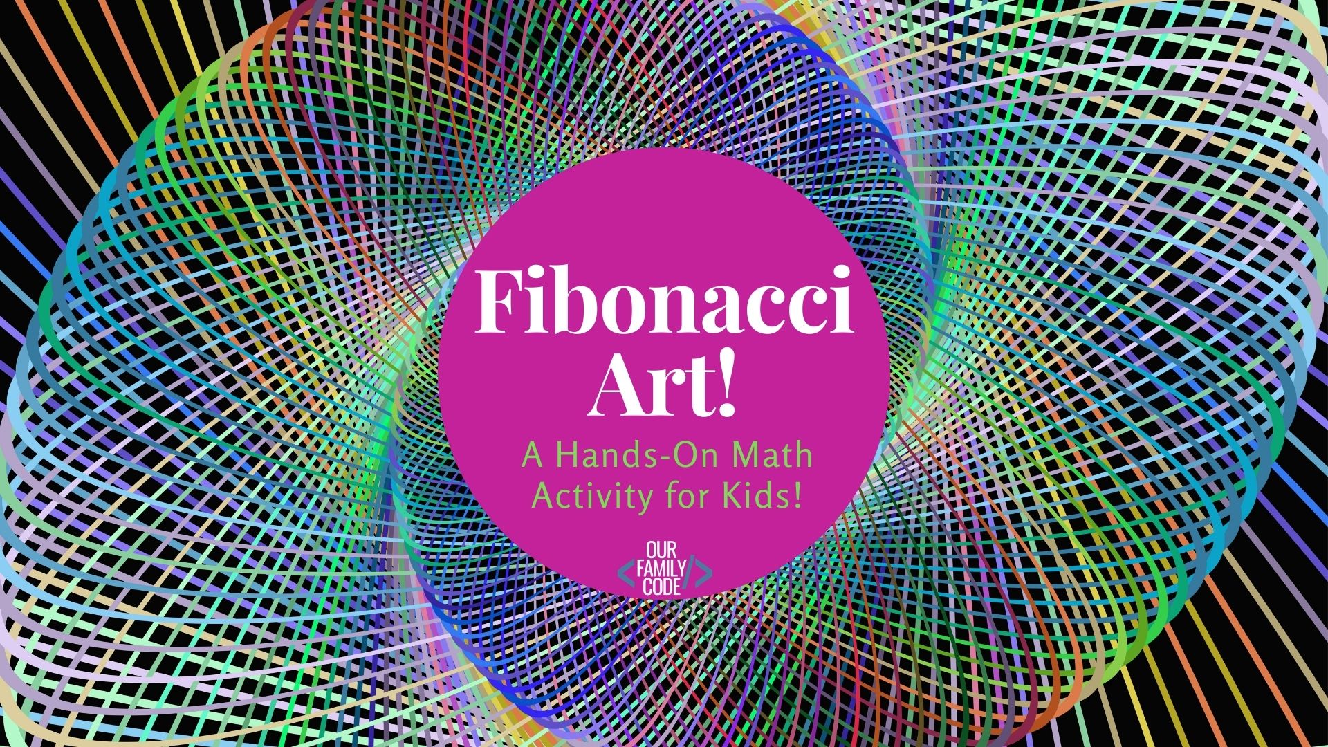 This math and art activity presents this would-be complex mathematical concept in an easy to understand, tangible way with Fibonacci art! #STEAMactivities #STEAM #STEM #mathactivitiesforkids #elementarymath #fibonacciart #goldenratio