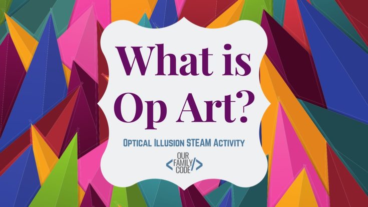 BH FB Optical Illusion Op Art STEAM Activity for Kids This constellation art activity helps kids recognize patterns in the sky by observing, describing, and turning them into art!