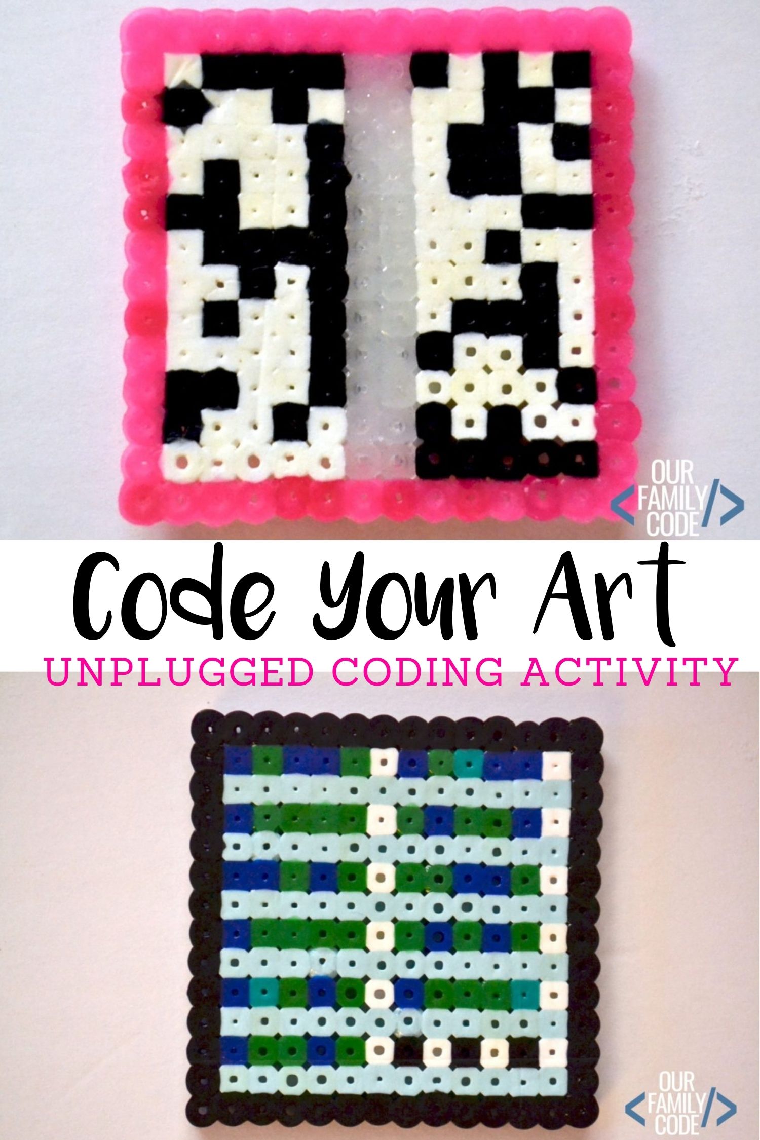 code your art unplugged coding bitmap activity