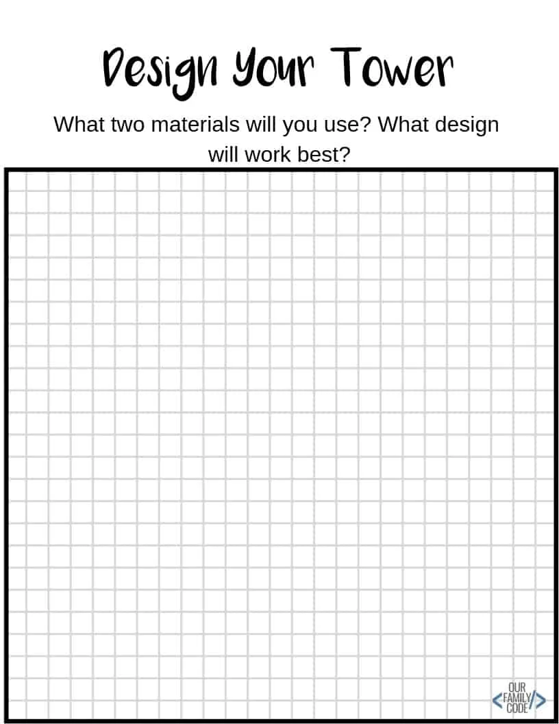 Design Your Tower Worksheet
