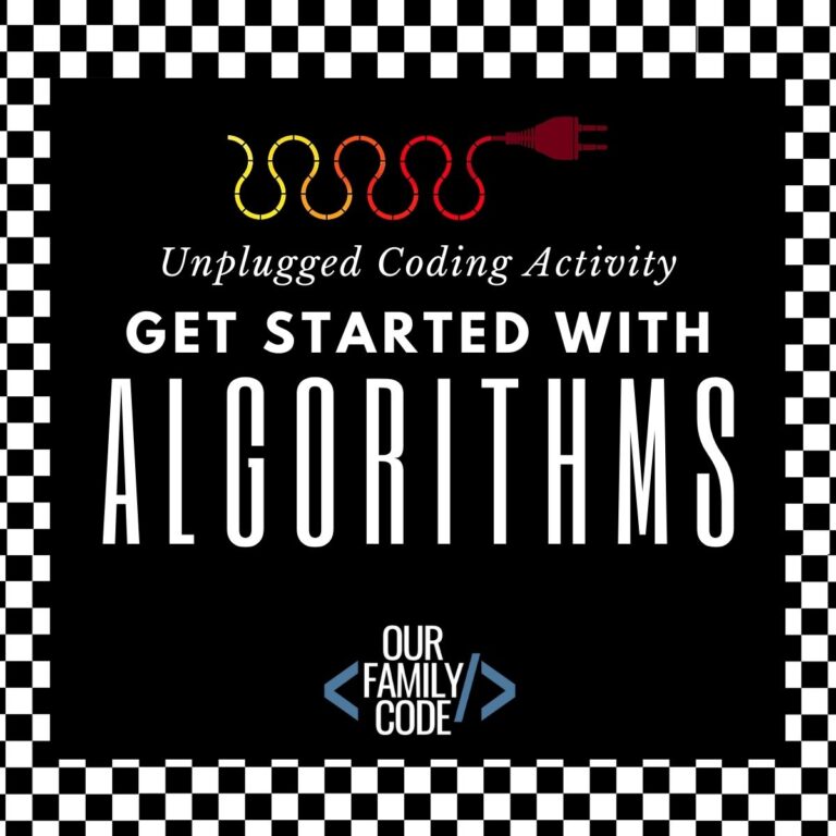 Introduce algorithms with this hands-on unplugged coding activity for kids! #teachkidstocode #codingforkids #kidcoders #STEAMactivities #STEAM #STEM