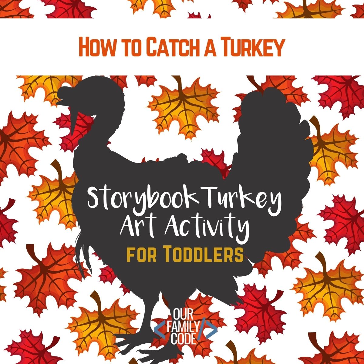 How to Catch a Turkey Storybook Toddler Art Activity FI How to Catch a Turkey Storybook Turkey Art Activity for Toddlers This storybook toddler turkey art activity is a great way to incorporate a fun book with art, work on fine motor skills, and learn about colors. #toddlercrafts #teachingtoddlers #preschoolcrafts #Thanksgivingcraft #toddlerart