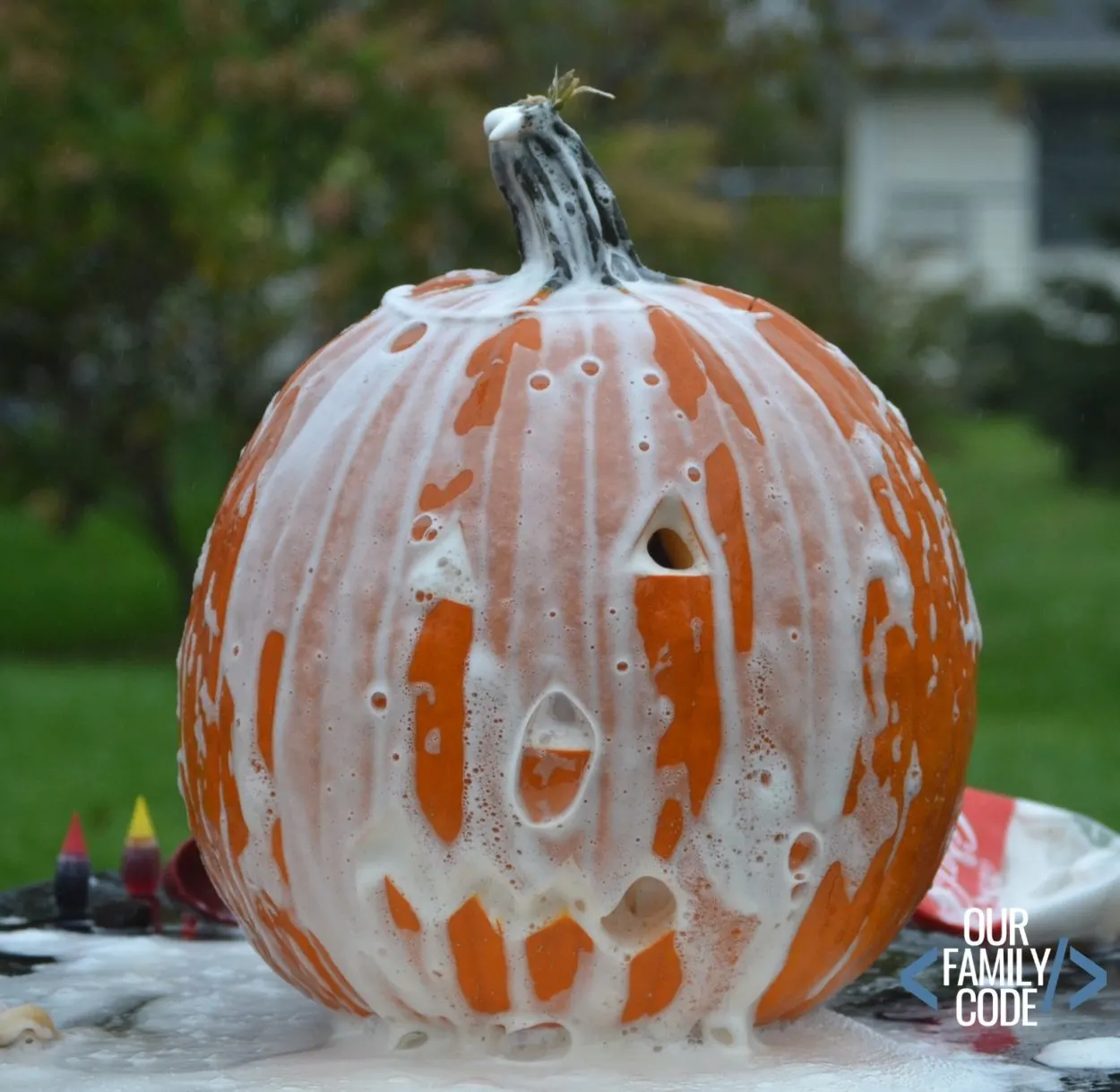 Foaming Pumpkin Eruption