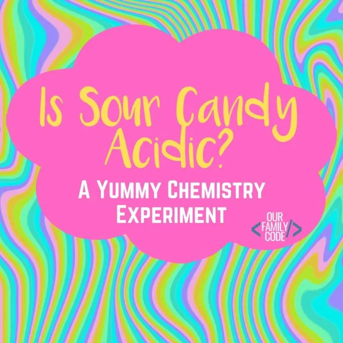 In this yummy experiment, we are testing to see if sour candy is acidic with a simple acid-base reaction. #candyexperiments #chemistryexperimentsforkids #STEAM #STEM #scienceforkids #candychemistry
