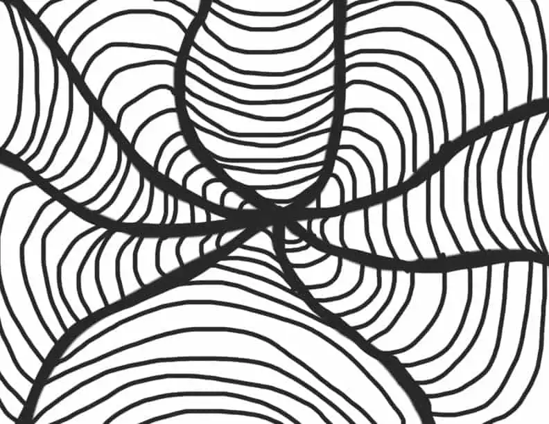 illusion line drawings