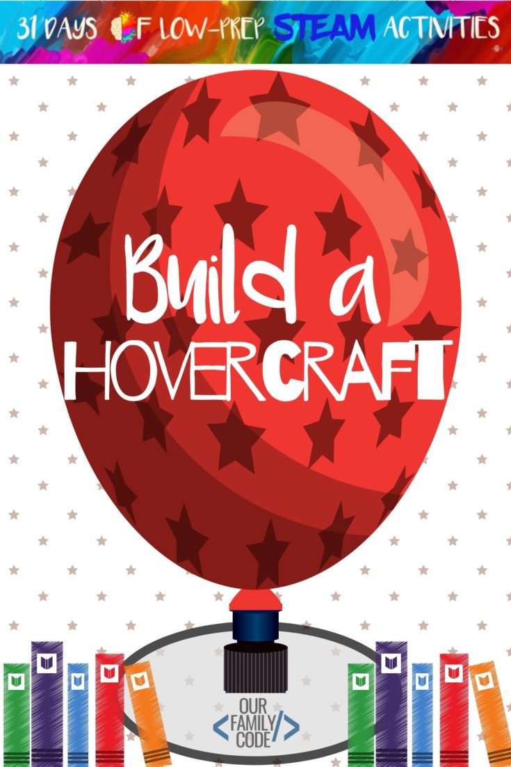 Storybook STEAM Build a Hovercraft PIN2 A whole month of activities that focus on each of the buckets of STEAM although these integrated projects fit in more than one bucket. You and your kiddos are going to love all of the activities that we have in store!