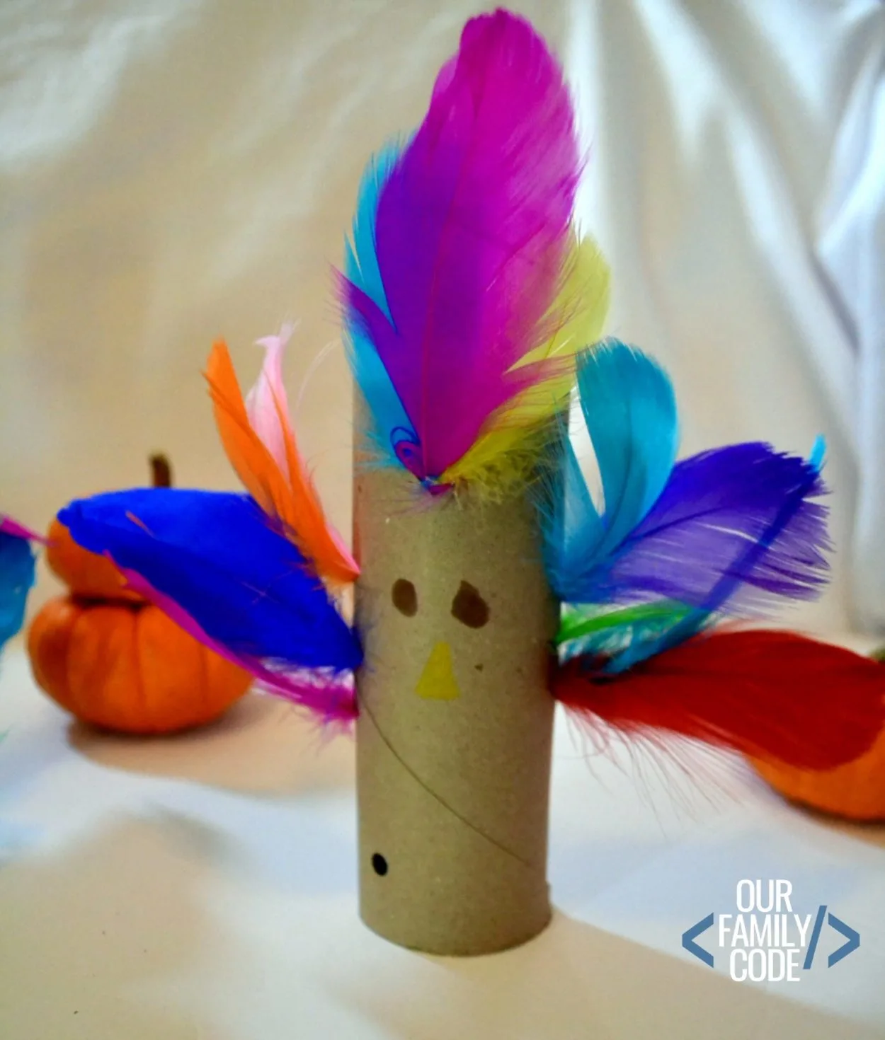 colorful turkey craft for toddlers 2