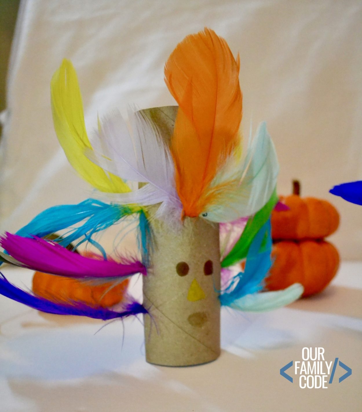 colorful turkey craft for toddlers 3