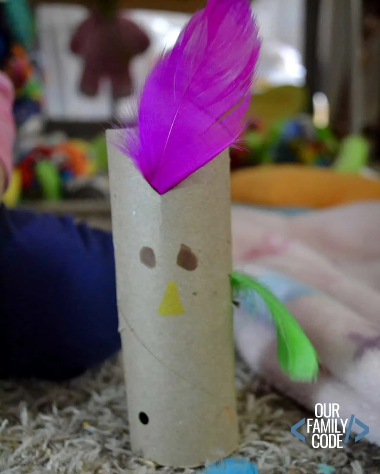 colorful turkey craft for toddlers