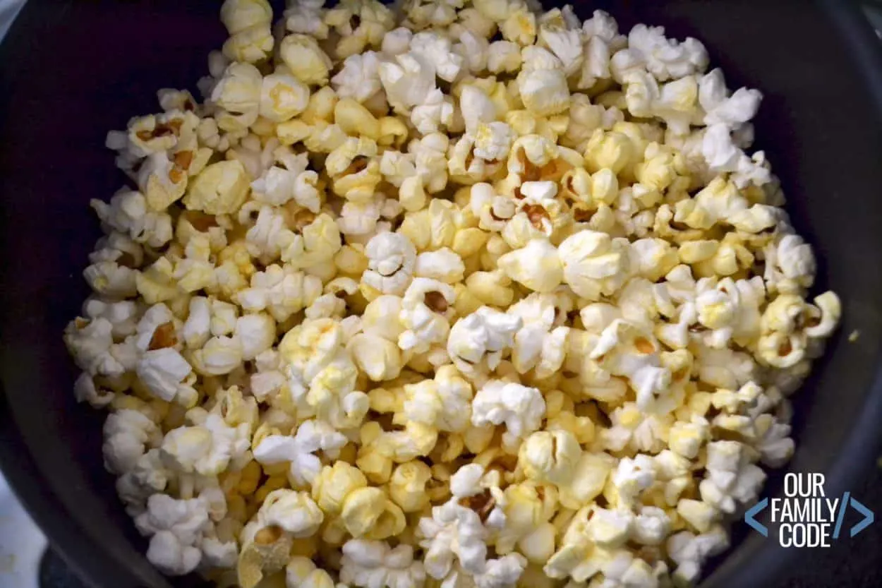 popped popcorn for steam activity