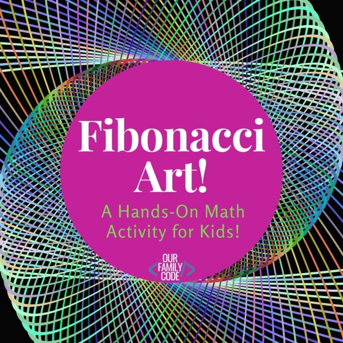 Make Fibonacci Art: Hands-on Math Art Activity! fi fibonacci art hands on math activity for kids Make Fibonacci Art: Hands-on Math Art Activity!
