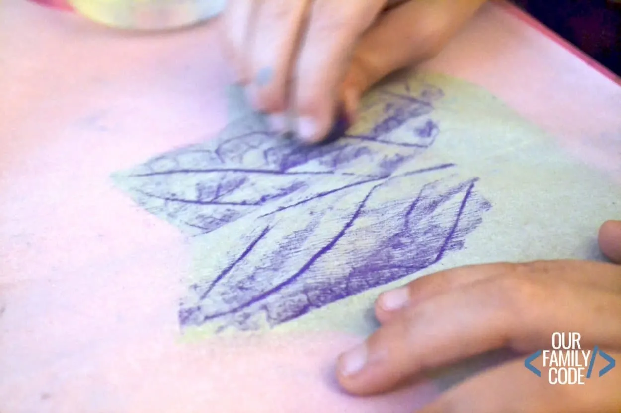 leaf rubbing 4