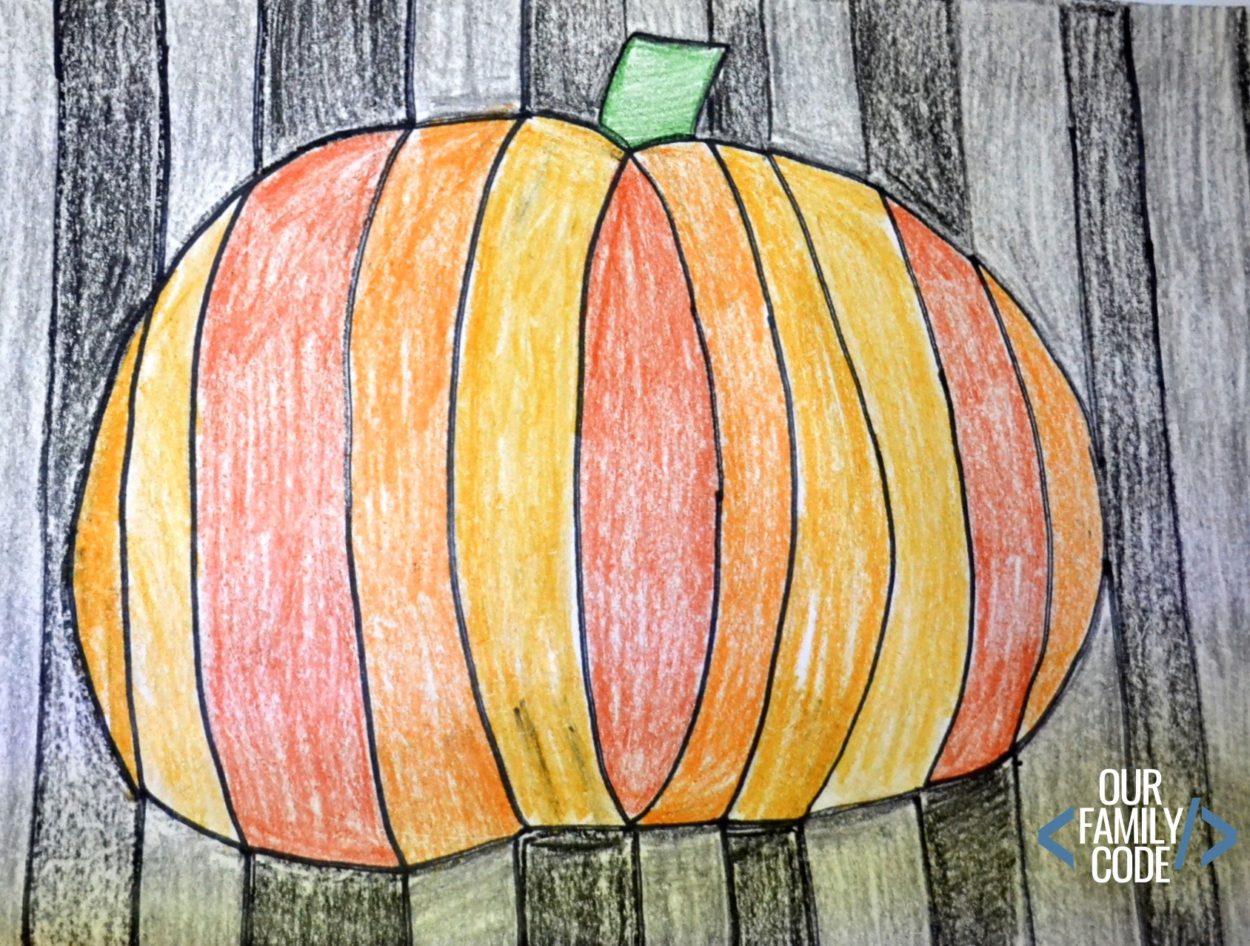 optical illusion pumpkin