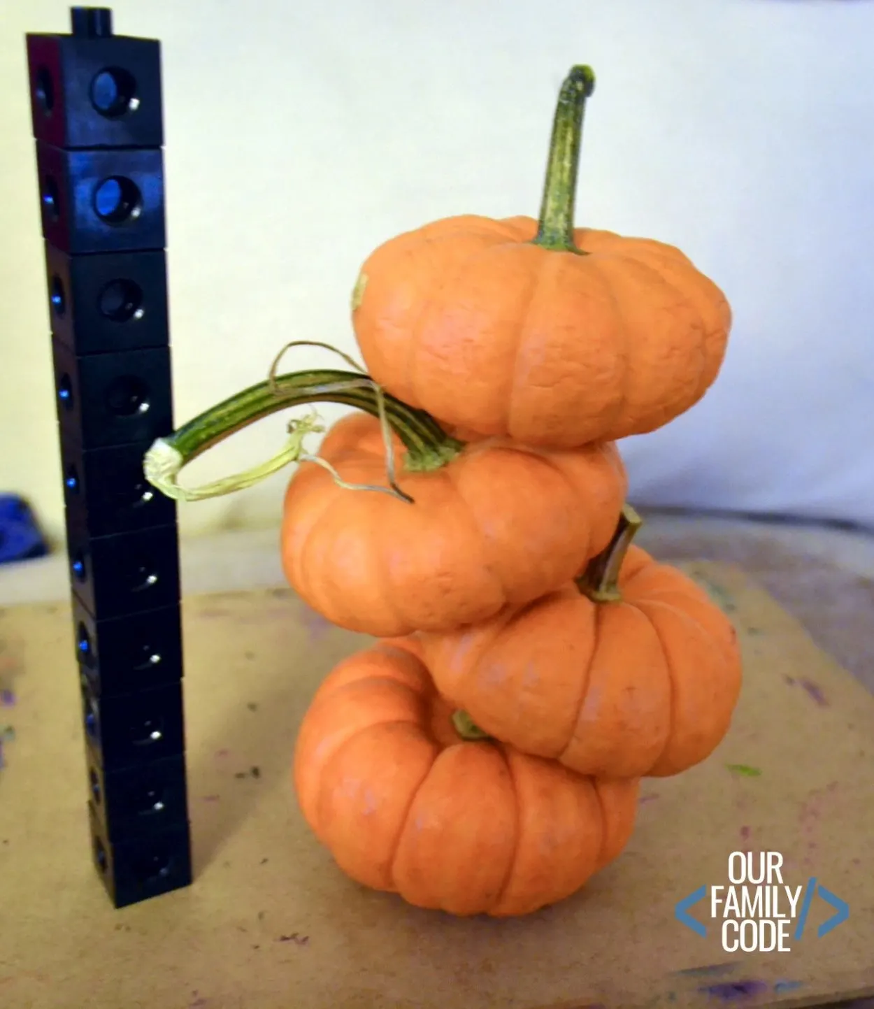 pumpkin unifix cubes