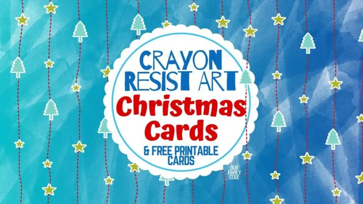 BH FB Crayon Resist Art Christmas Cards This Elf engineer zip line STEAM challenge for Elf on the Shelf is a fun way to add science to the season and learn about potential and kinetic energy!