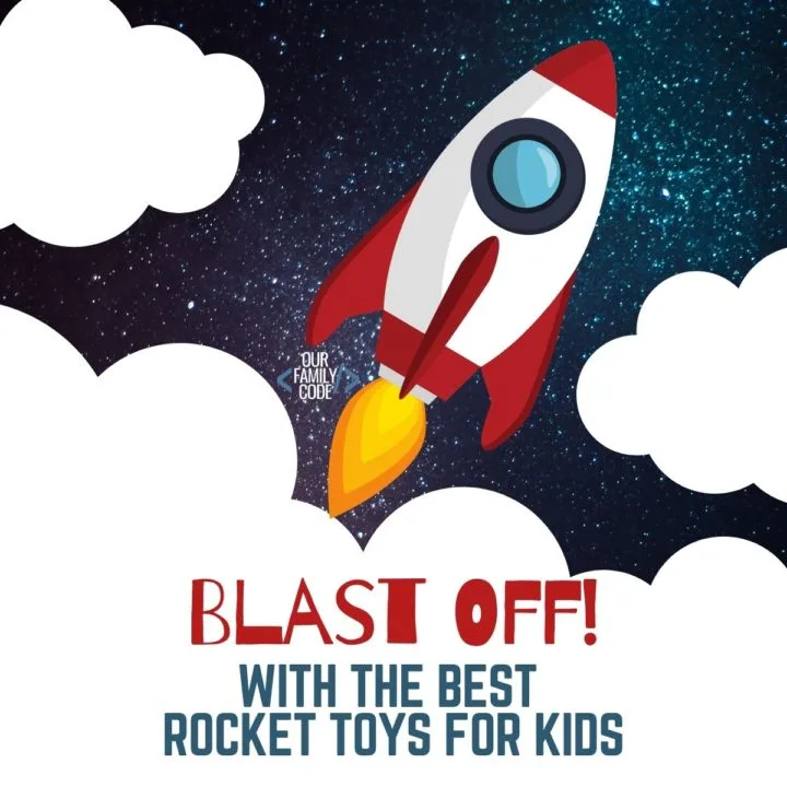Looking for a gift for your future rocket scientist? Find the top-rated rockets for kids in this rocket gift guide! #rocketsforkids #bestSTEMgifts #STEMgifts #bestgiftsforkids #kidgiftguide #STEAM #scienceforkids