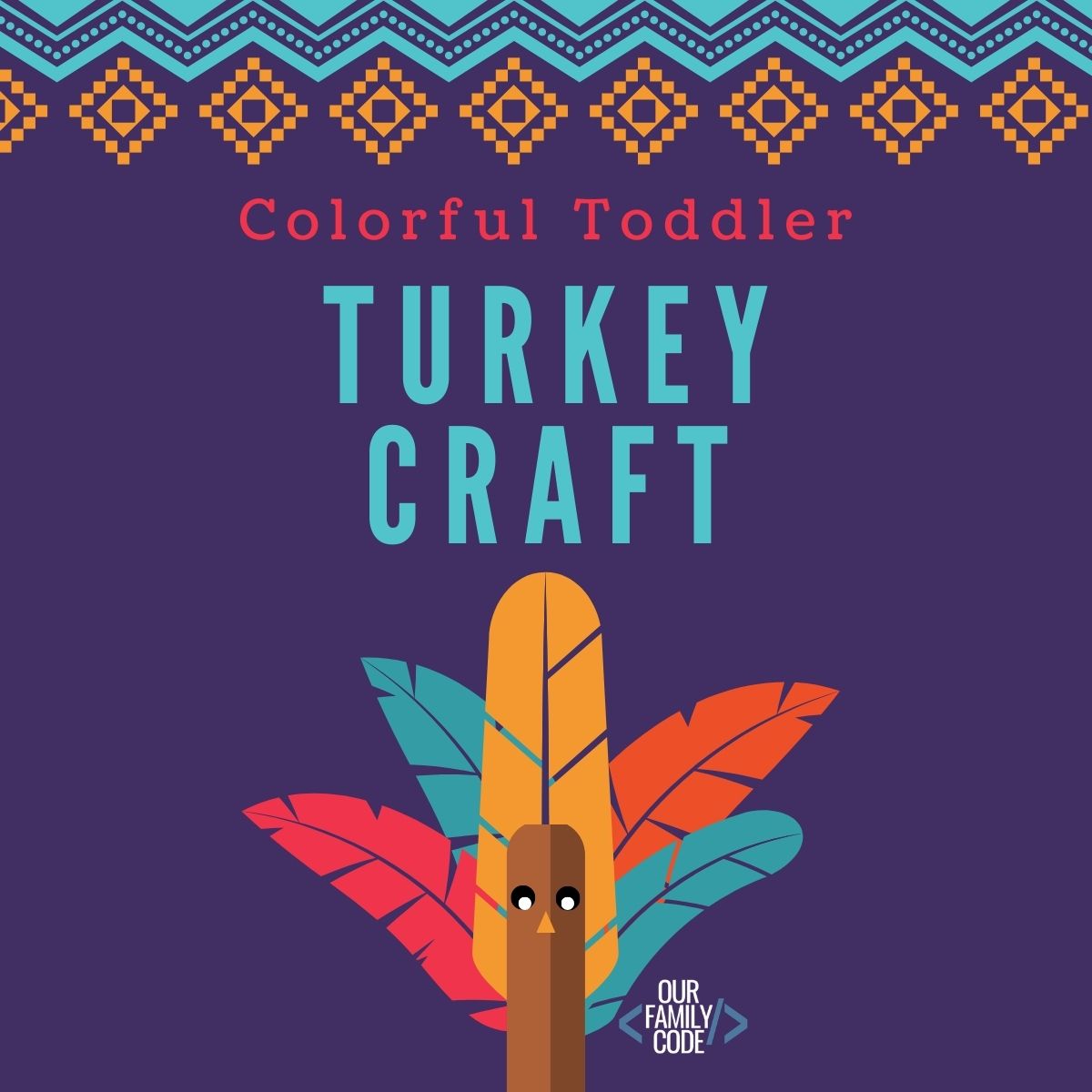 Create a Colorful Turkey Toddler Thanksgiving Craft FI Colorful Toddler Turkey Craft This colorful toddler turkey art activity is a great sensory, fine motor skills, and color recognition activity all in one. #toddlercrafts #teachingtoddlers #preschoolcrafts #Thanksgivingcraft #toddlerart