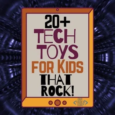 We've hunted down the best tech toys for kids that are both educational and engaging and are sure to be a hit. #techtoysforkids #robotsforkids #kidsgiftguide #STEAMgifts #STEMgifts #giftsforkids #technologyforkids