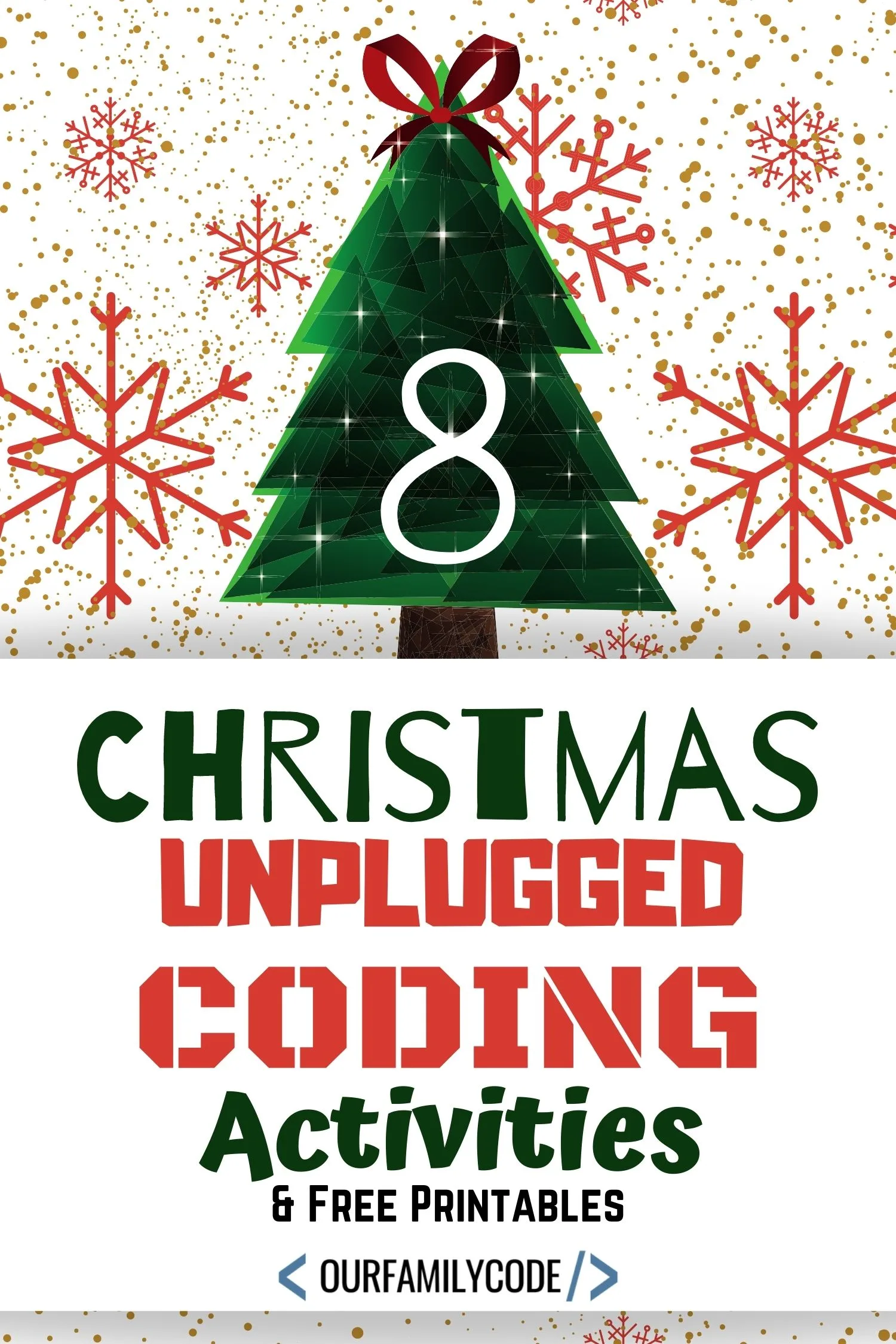 Code your way through the Christmas season with these 8 Christmas unplugged coding activities for kids! #Christmas #teachkidstocode 