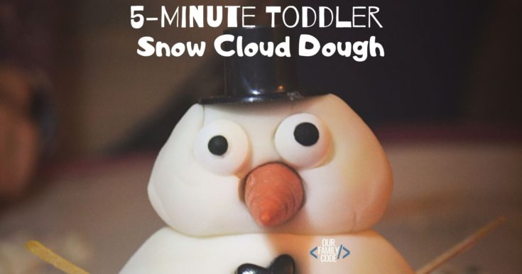 FI 5 minute toddler snow clouddough recipe sensoryactivity 2 This is a quick list of easy, screen-free activities that you can do with your preschooler to help them learn about the world around them!