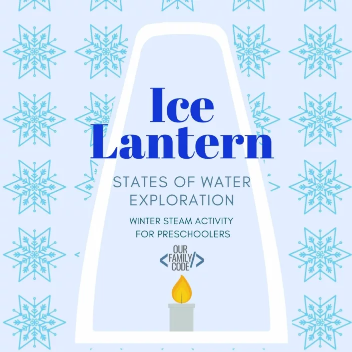 Ice Lantern States of Water Winter STEAM Activity