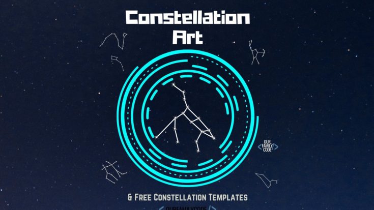 BH FB Constellation Art Activity for Kids Learn about solubility, color mixing, and diffusion with Sharpie art on a canvas!