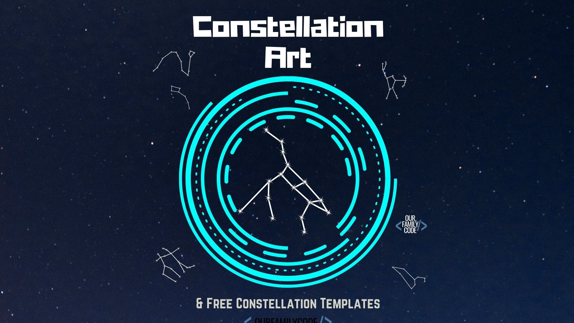 This constellation art activity is great for introducing constellations and sparking a sense of wonder for galaxies and planets above while also helping kids to recognize patterns in the sky by observing, describing, and turning them into art! #STEAM #constellations #kidscrafts