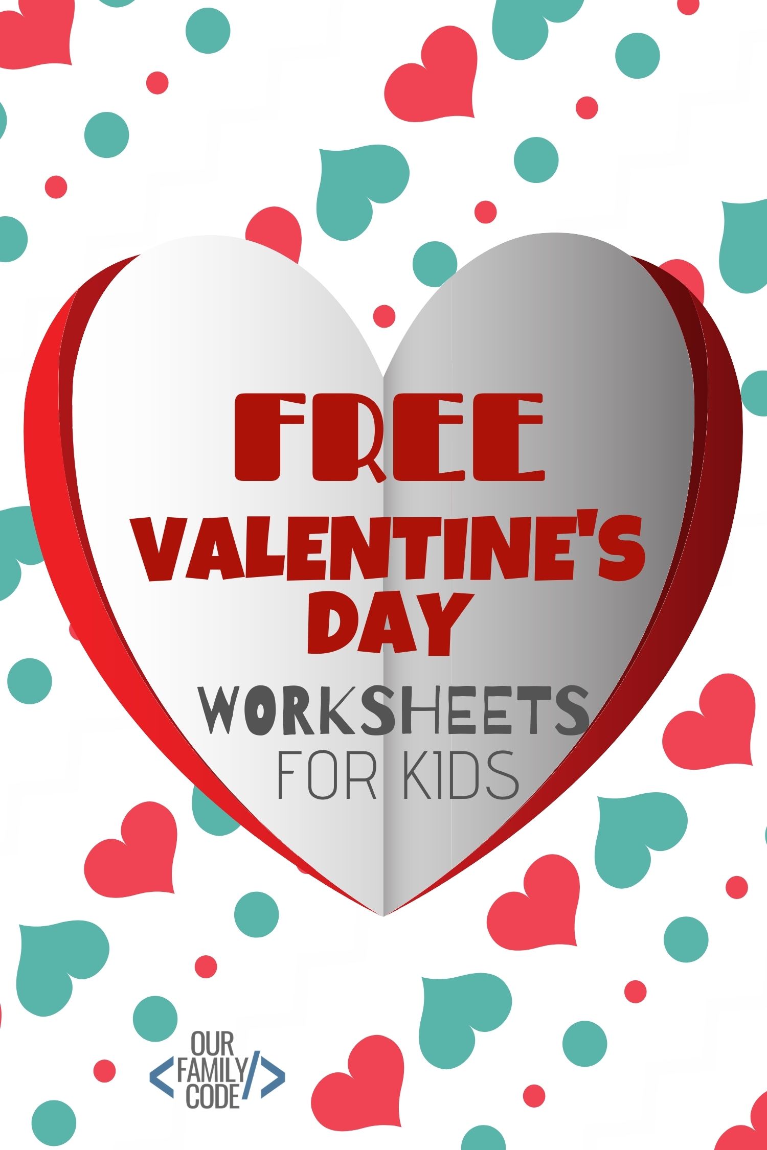 Grab these preschool Valentine's Day worksheets for kids with I-Spy, Number Recognition, Letter Recognition, and Preschool Math!