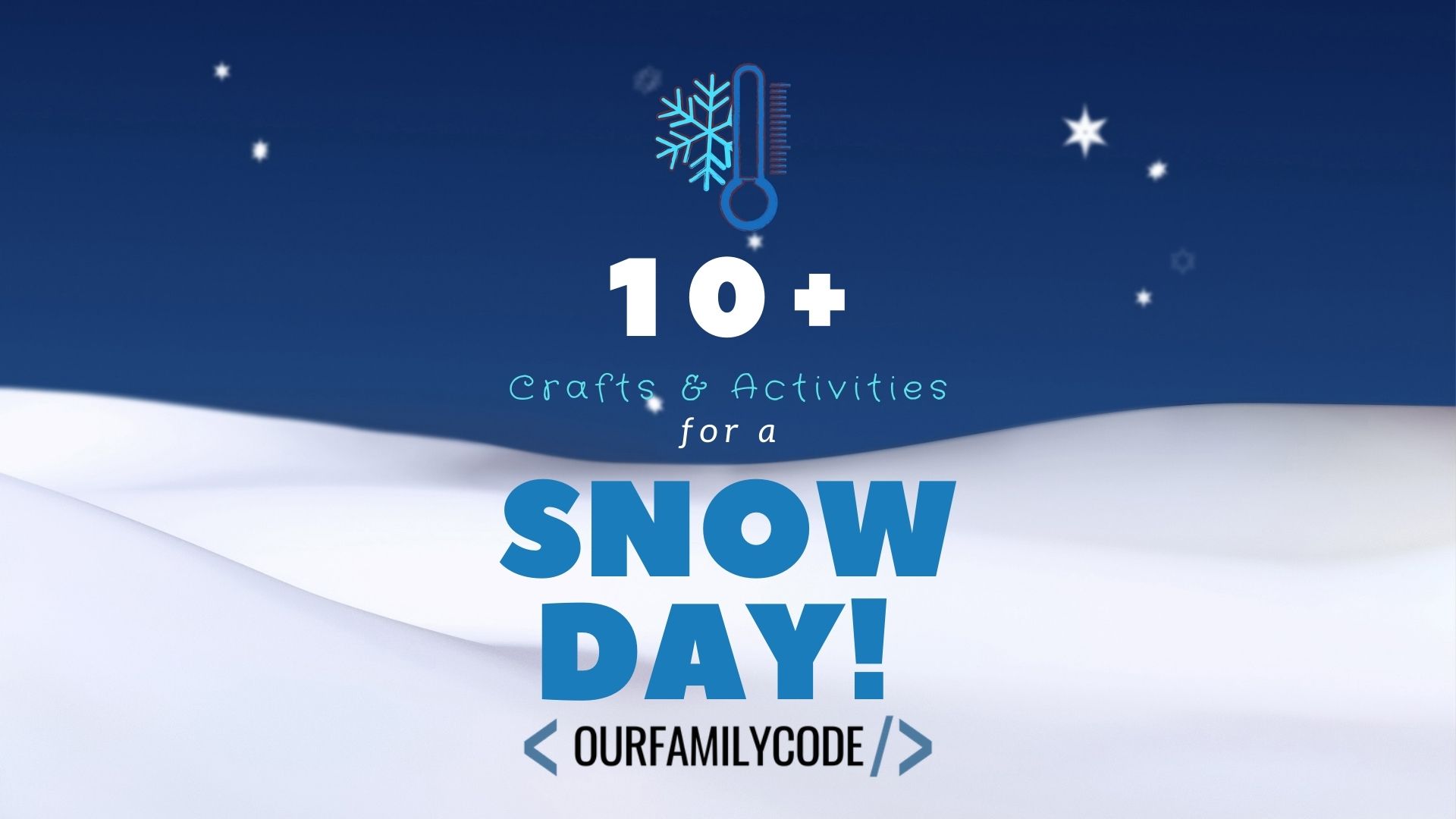 Check out these great snow day crafts for kids and winter activities to keep the kids warm and entertained this winter season while also keeping your sanity! #kidscrafts #snowday #homeschool #toddleractivities