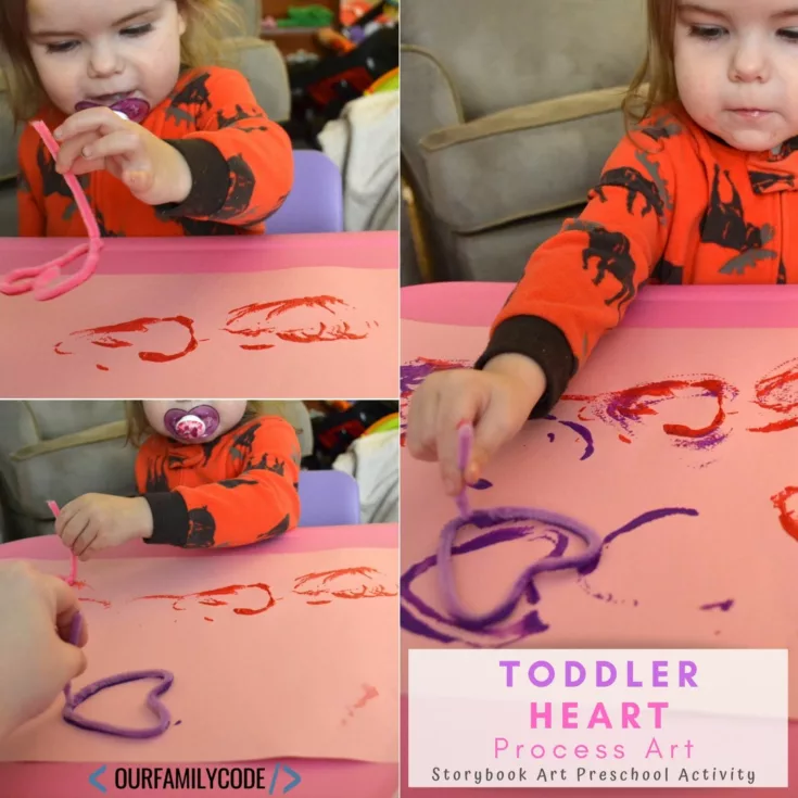 Toddler Heart Process Art Storybook Art Preschool Activity 2 These free worksheets are a great way to incorporate math into Valentine's Day for some hands-on candy heart math!