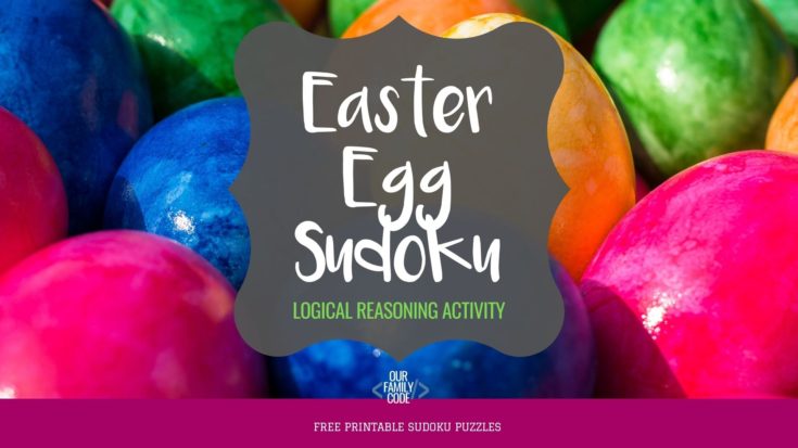 BH FB Easter Egg Sudoku logical reasoning Learn addition and subtraction concepts by composing and decomposing the number 10 with this jelly bean Easter ten frames math activity.